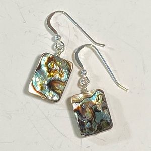 SJC Abalone & .925 Sterling Silver Earrings